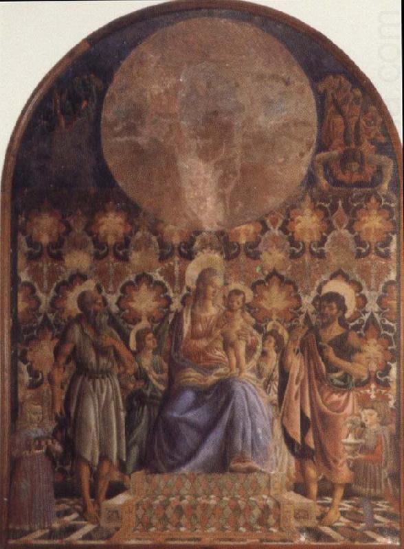 Andrea del Castagno Embrace the Son of the Virgin with Angels china oil painting image